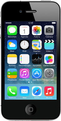 Apple iPhone 4 met iOS 7