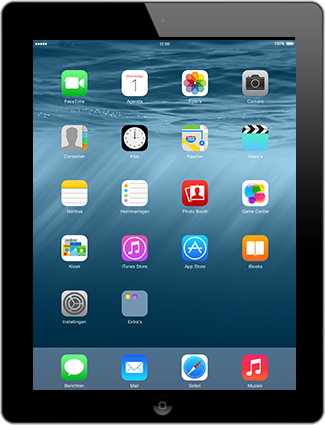 Apple iPad 4th generation (Retina) met iOS 8
